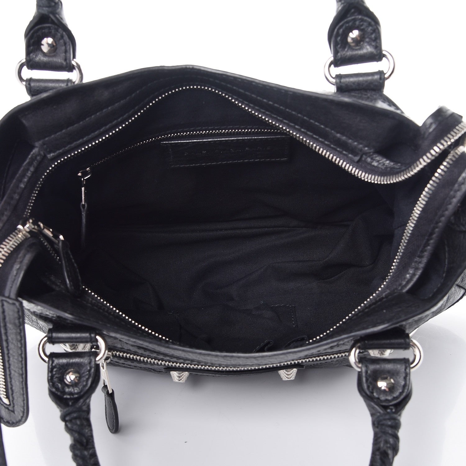 Balenciaga Agneau Giant 12 Silver Hardware Town Black 6 of 8