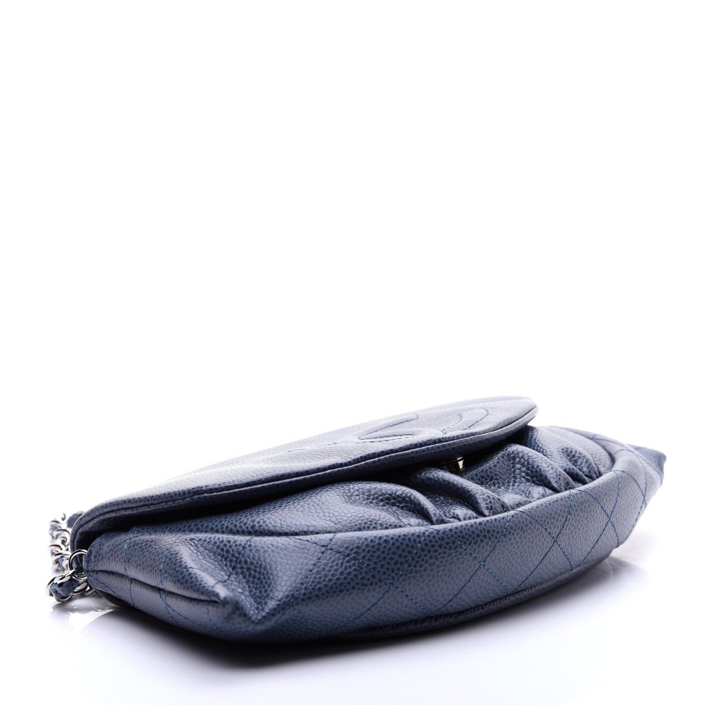 Caviar Half Moon Wallet On Chain WOC Blue