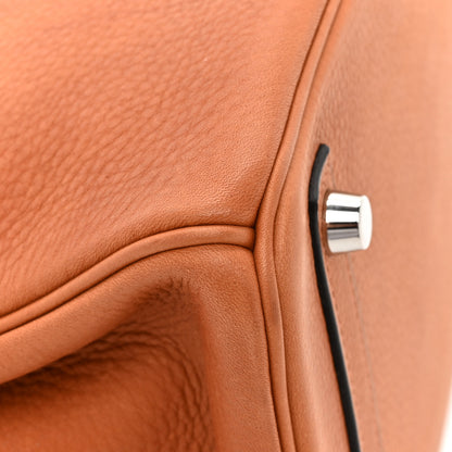 Hermes Taurillon Saddle Birkin 30 Cuivre 11 of 18