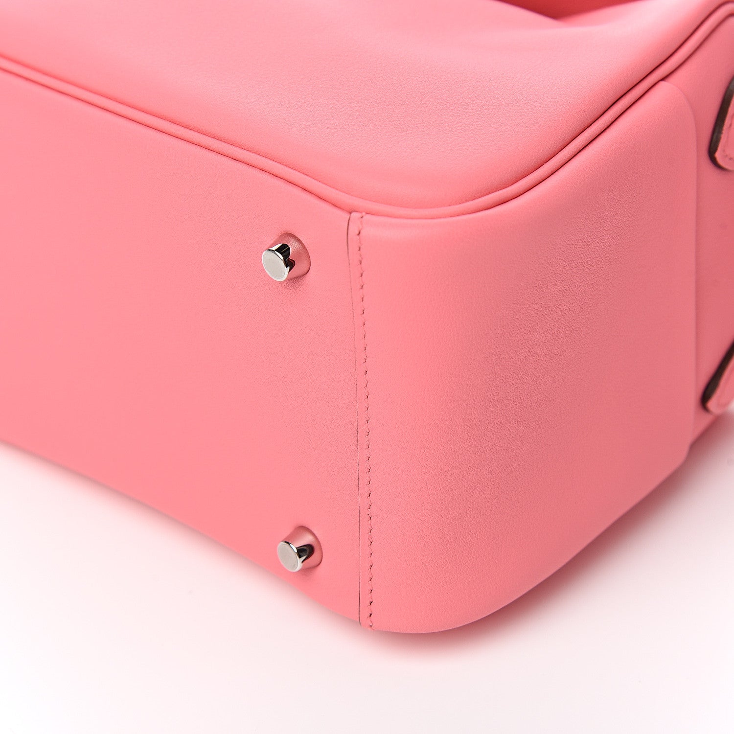 Hermes Swift Mini Lindy 20 Rose Ete 8 of 10