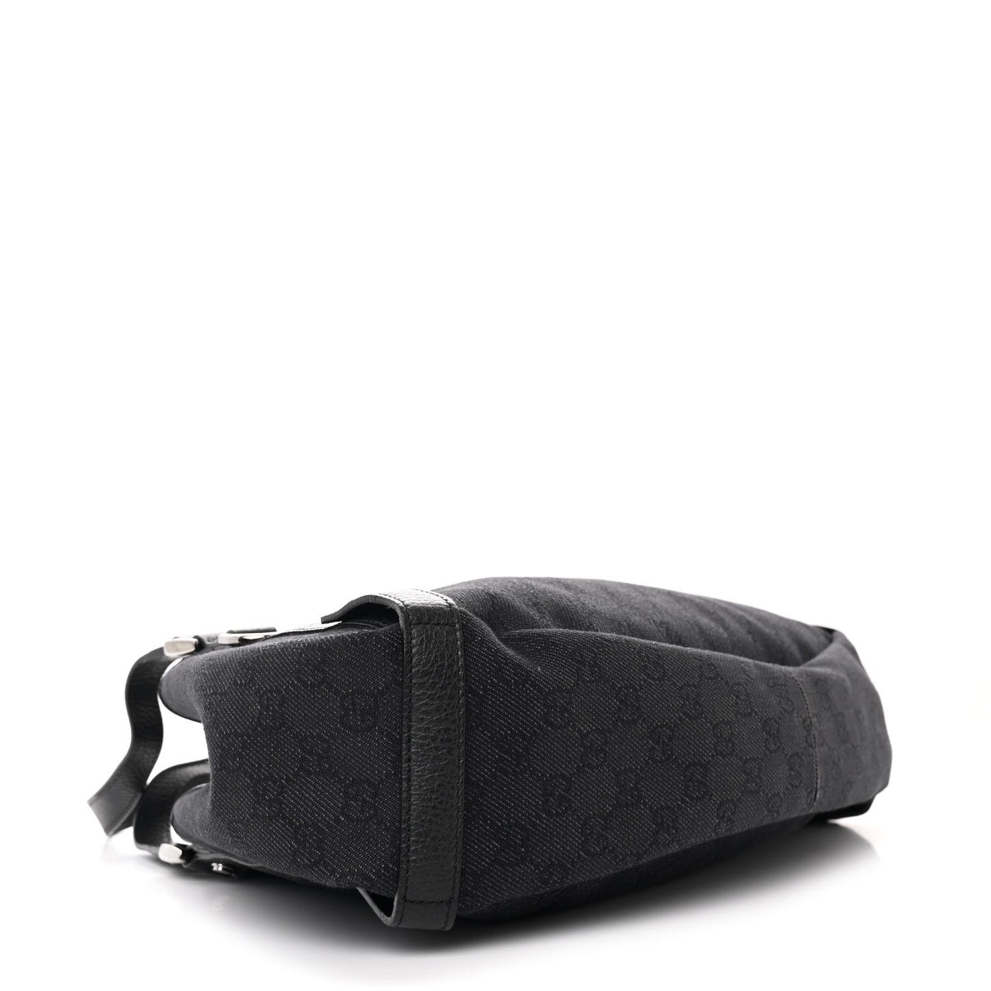 Monogram Medium Abbey Shoulder Bag Black