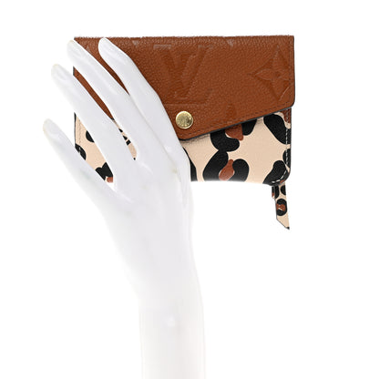 Louis Vuitton Empreinte Monogram Giant Wild At Heart Key Pouch Caramel 2 of 6