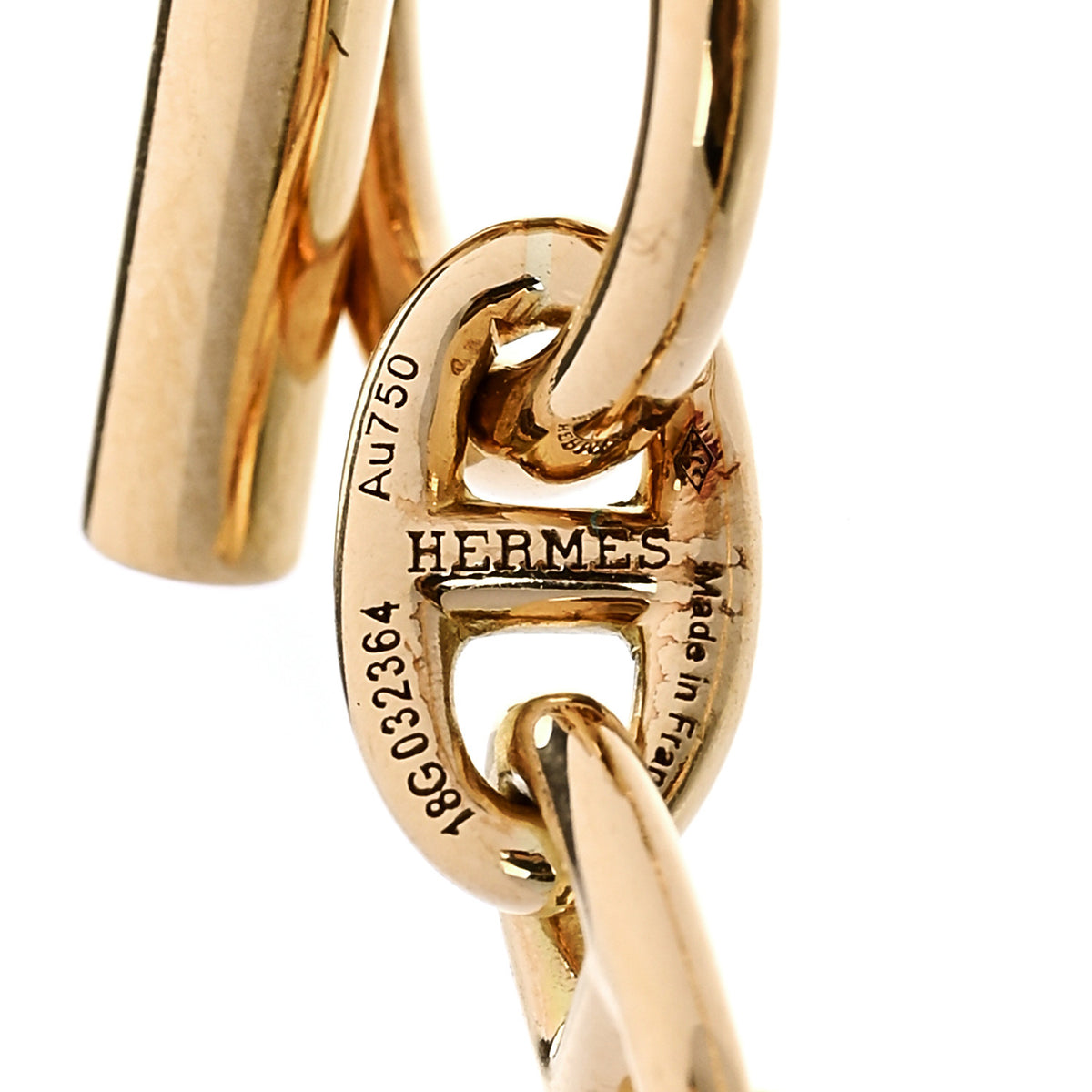 18K Yellow Gold TPM Chaine d'Ancre Bracelet