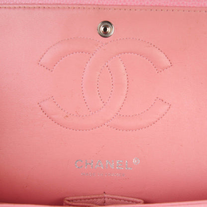 Chanel Caviar Quilted Medium Double Flap Pink 6 of 10
