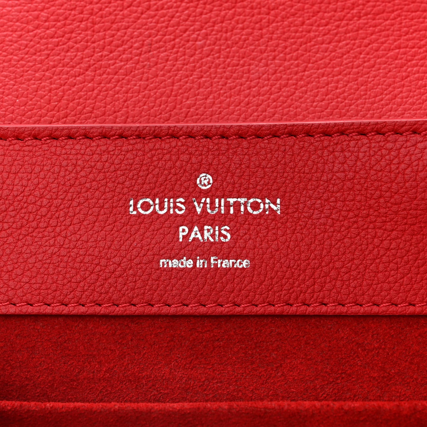 Soft Calfskin Lockme Backpack Rubis