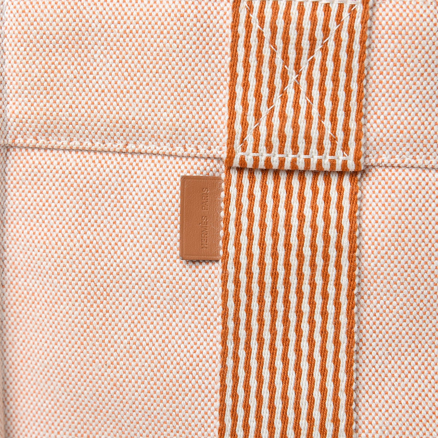 Hermes Cotton Canvas Tout Fourre PM Orange 8 of 11