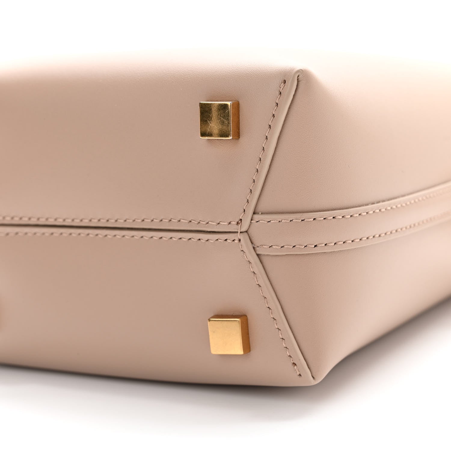 Saint Laurent Shiny Calfskin Le 37 Mini Bucket Bag Dark Beige 10 of 11