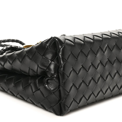 Bottega Veneta Nappa Intrecciato Small Andiamo Shoulder Bag Black 8 of 9