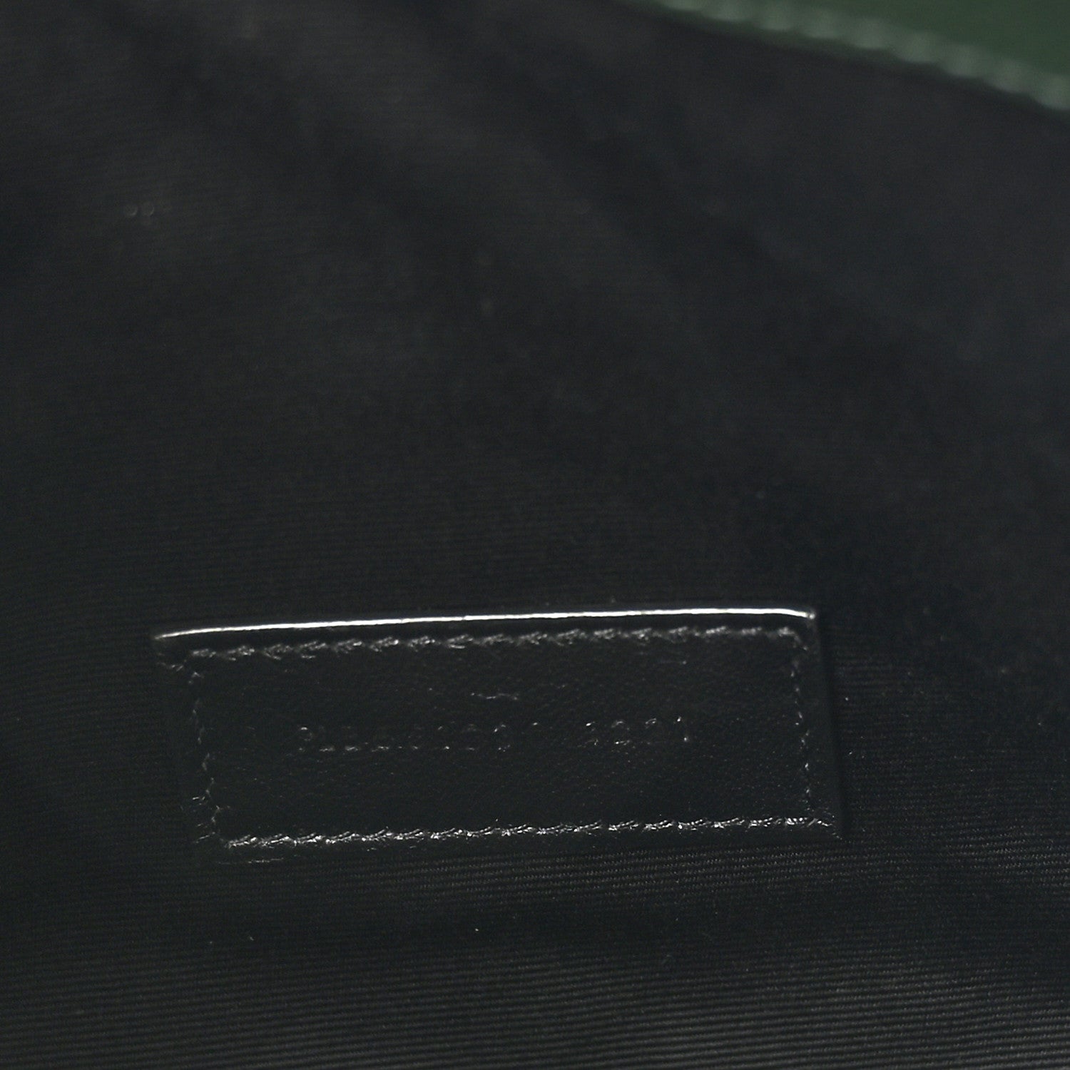 Saint Laurent Grain De Poudre Textured Mixed Matelasse Triquilt Monogram Clutch Vert Fonce 7 of 11