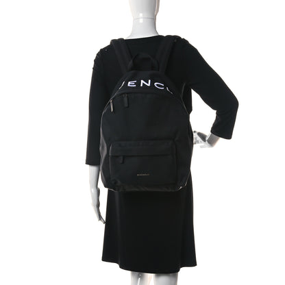 Givenchy Nylon Essential Backpack Black White 2 of 8