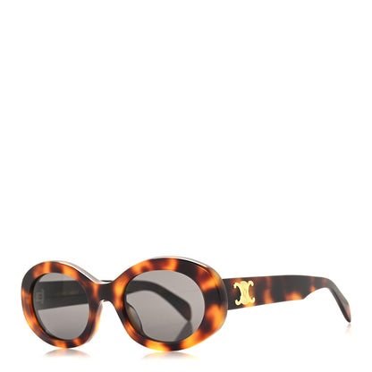 Celine Acetate Triomphe 01 Sunglasses CL 40194U Tortoise 1 of 7