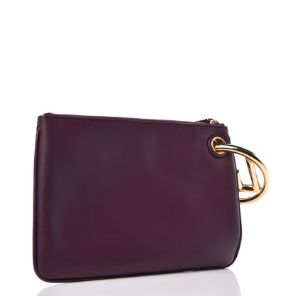 Fendi Calfskin Velvet F is FF Triplette Pouch Set Multicolor 4 of 10