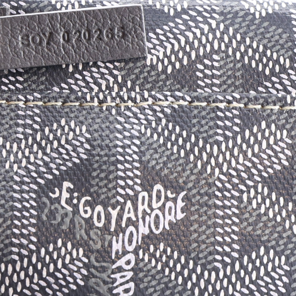 Goyardine Mini Boheme Hobo Grey
