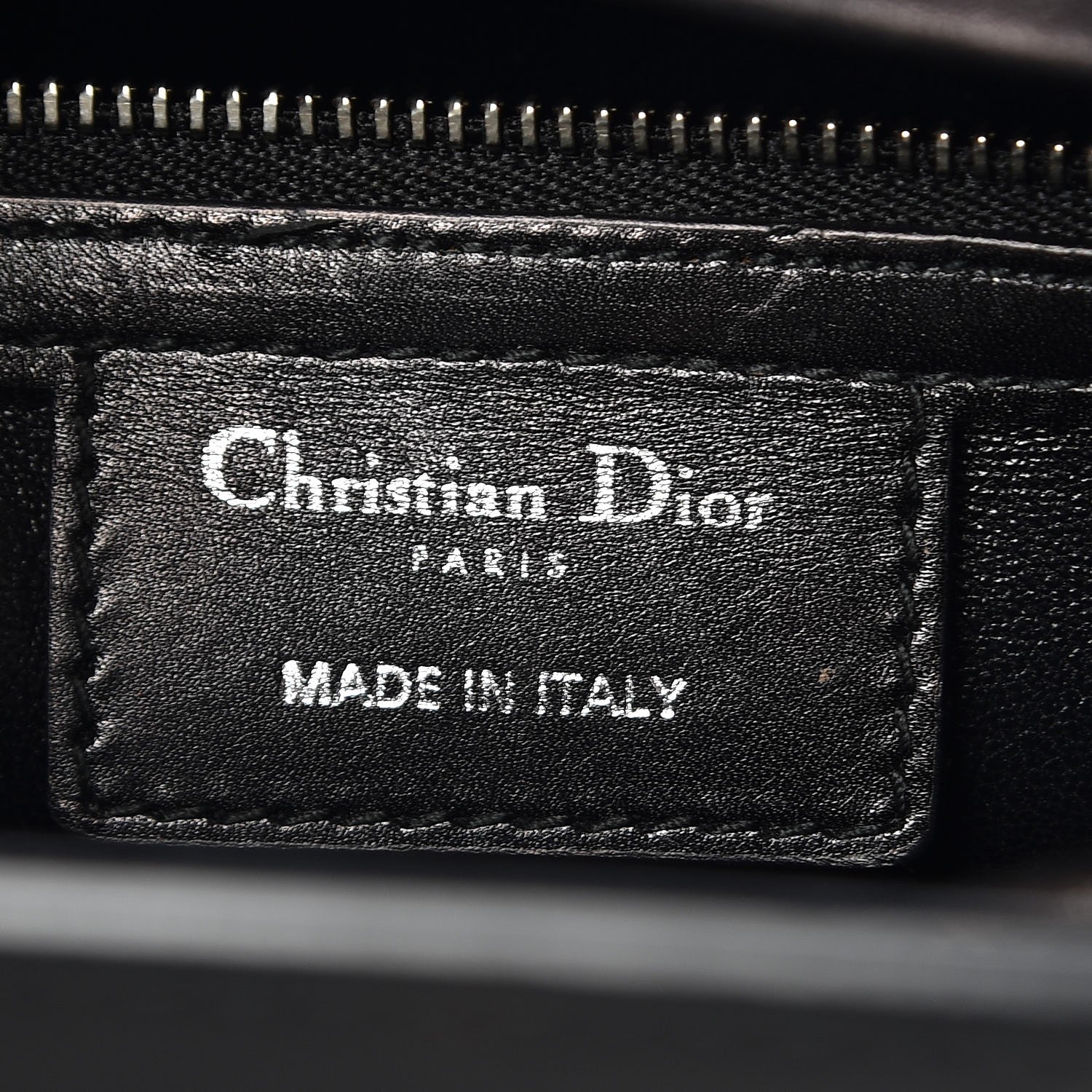 Christian Dior Calfskin Large Lady Dior Pockets Black 7 of 10