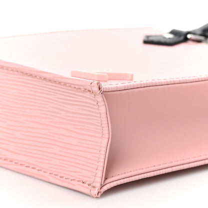 Louis Vuitton Epi Petit Sac Plat Rose Ballerine 9 of 9