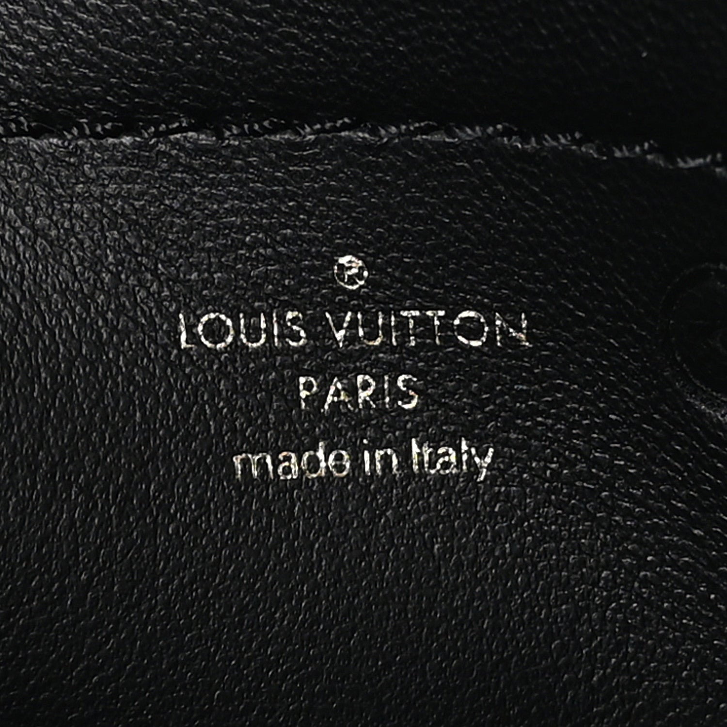 Louis Vuitton Lambskin Malletage Pico GO-14 Black 6 of 9