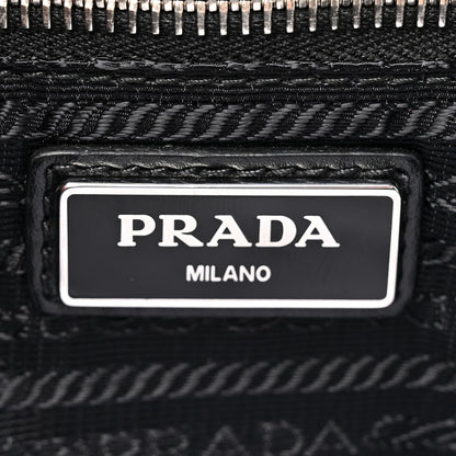 Prada Saffiano Travel Brique Belt Bag Black Blue 6 of 10
