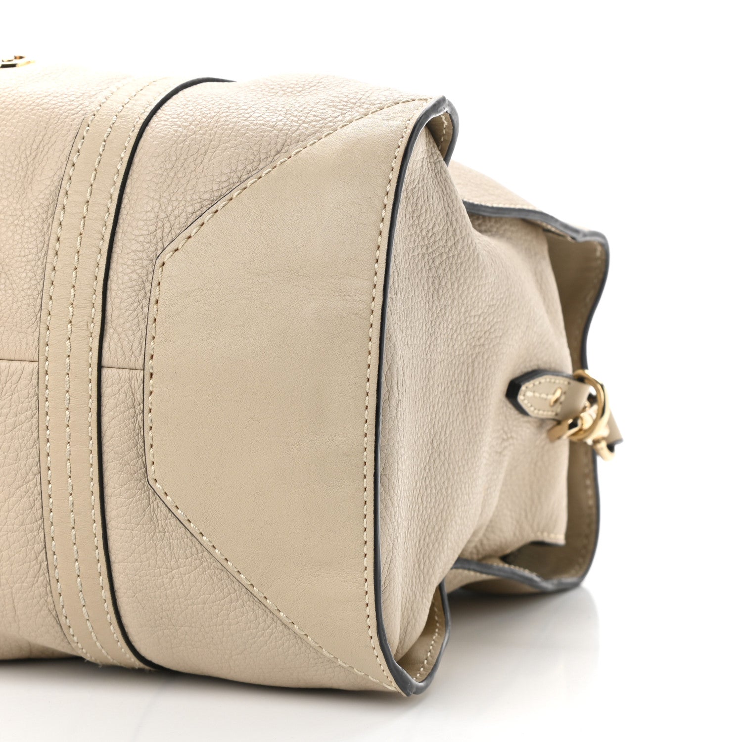 Burberry Calfskin Satchel Limestone 10 of 14