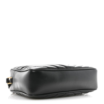 Saint Laurent Calfskin Matelasse Monogram Lou Camera Bag Black 4 of 14