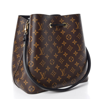 Louis Vuitton Monogram Neonoe MM Black 3 of 9