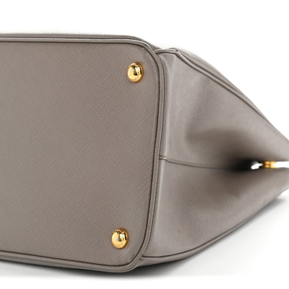 Prada Saffiano Lux Large Galleria Double Zip Tote Argilla 9 of 12