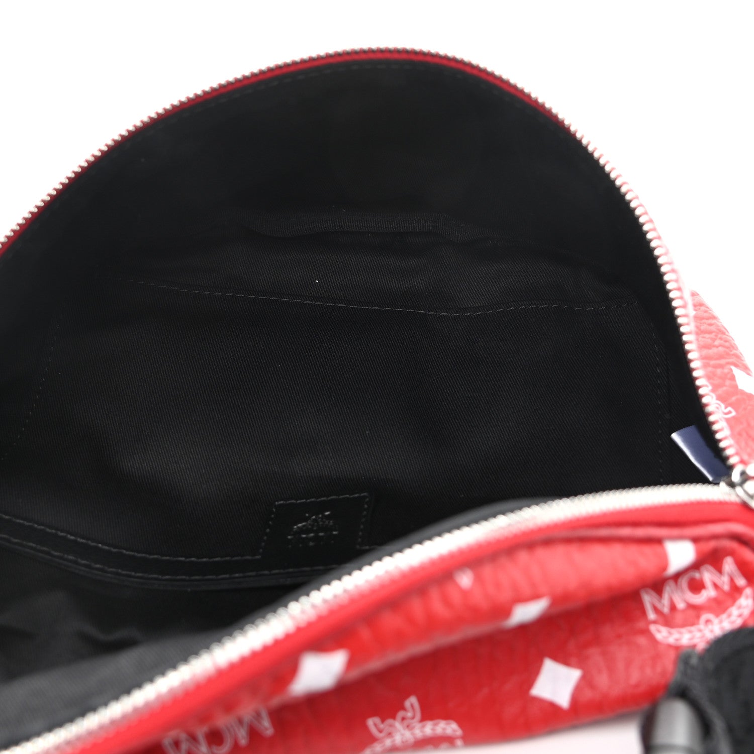 MCM Visetos Small Fursten Belt Bag Red 5 of 9