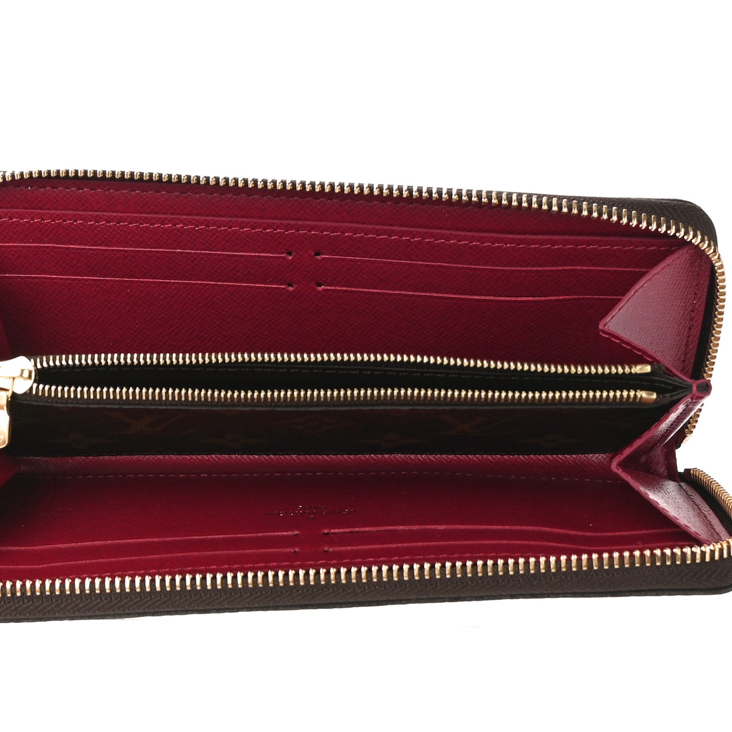 Monogram Clemence Wallet Fuchsia
