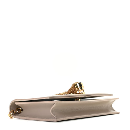 Saint Laurent Smooth Calfskin Classic Monogram Kate Tassel Chain Wallet Nude Powder 4 of 12