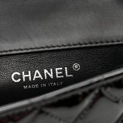 Chanel Patent Calfskin Quilted Extra Mini Rectangular Flap Black 6 of 10