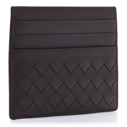 Bottega Veneta Nappa Intrecciato Card Holder Coffee 3 of 7