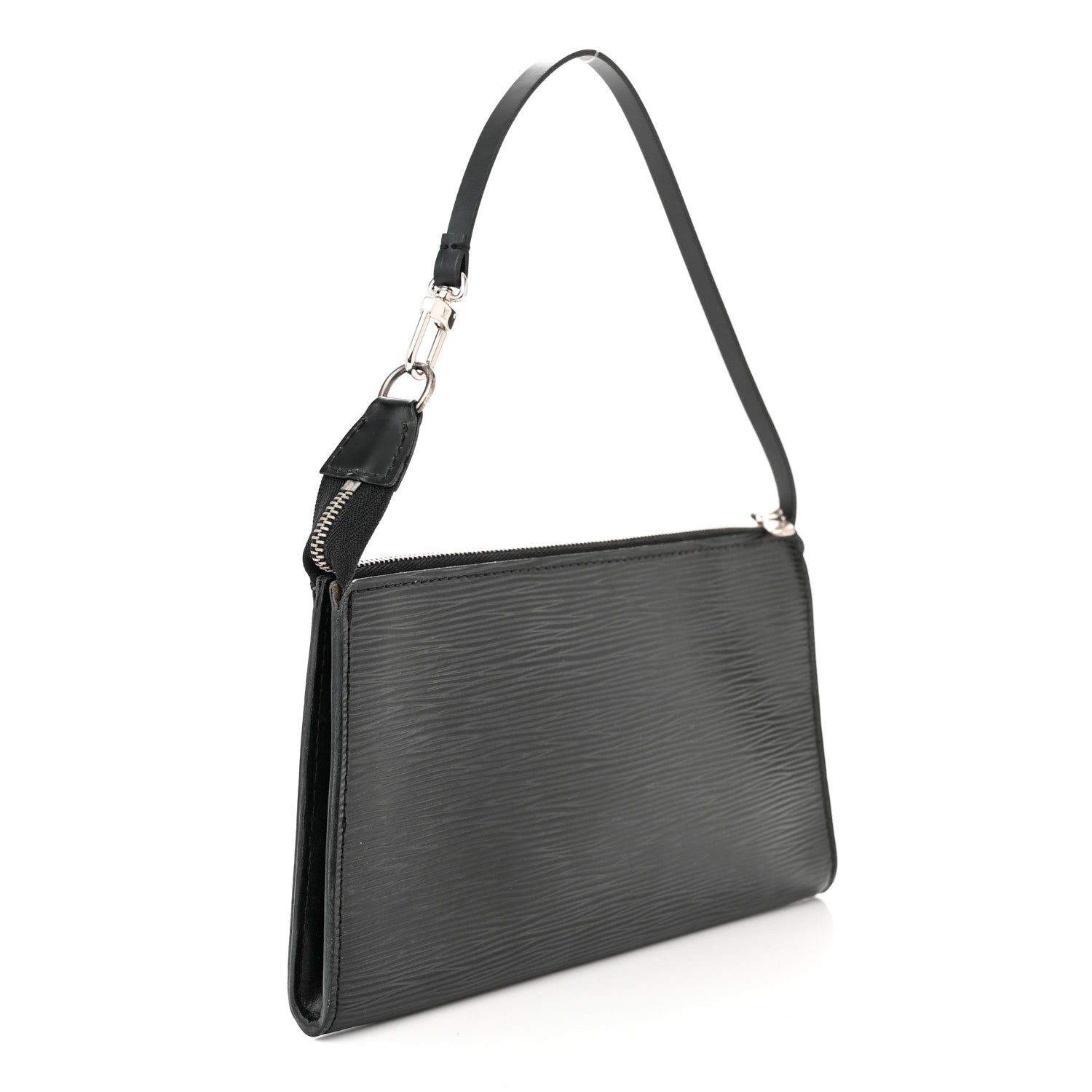 Louis Vuitton Epi Pochette Accessories 24 Black 3 of 13