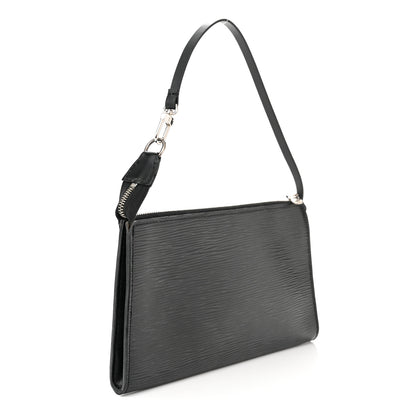 Louis Vuitton Epi Pochette Accessories 24 Black 3 of 13