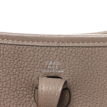 Hermes Taurillon Clemence Evelyne TPM Gris Asphalte 6 of 10
