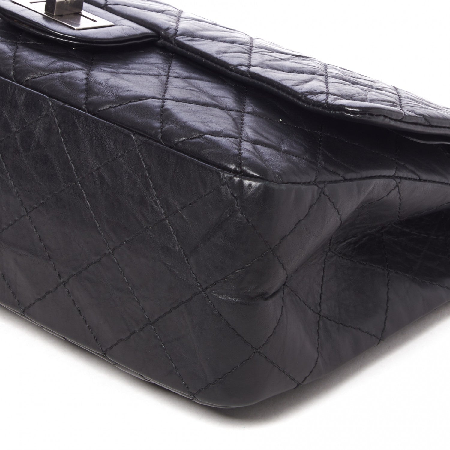 Chanel Aged Calfskin Quilted 2.55 Reissue 227 Flap Black 4 of 10