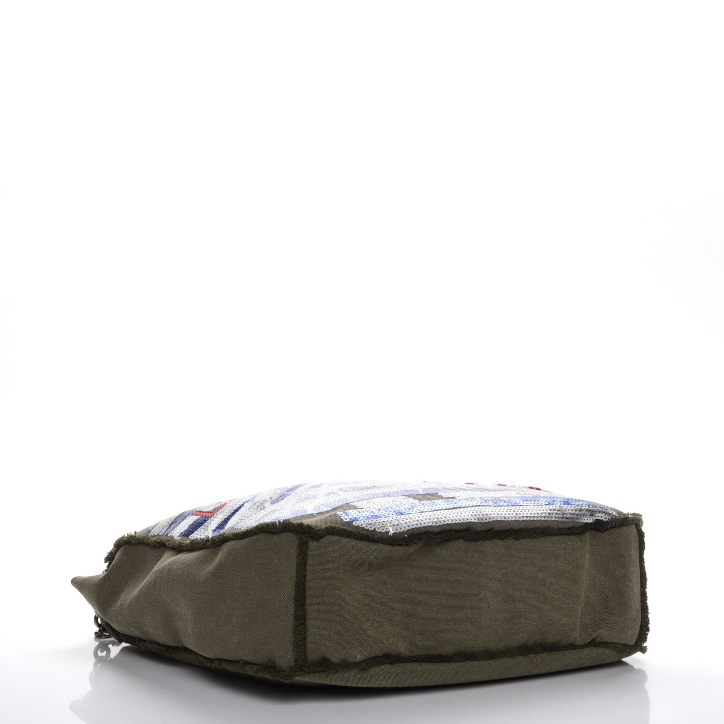 Canvas Sequins Cubano Trip Hobo Khaki