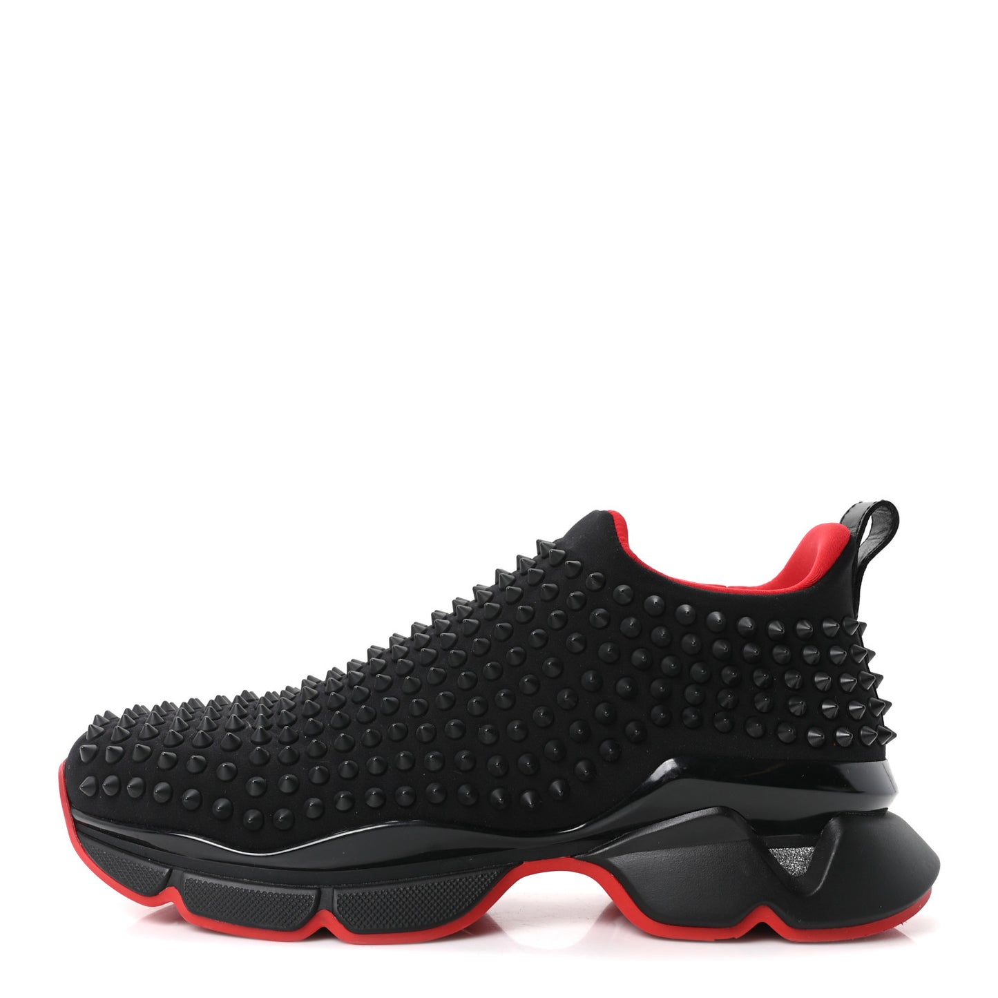 Neoprene Spike Sock Flat Sneakers 40.5 Black