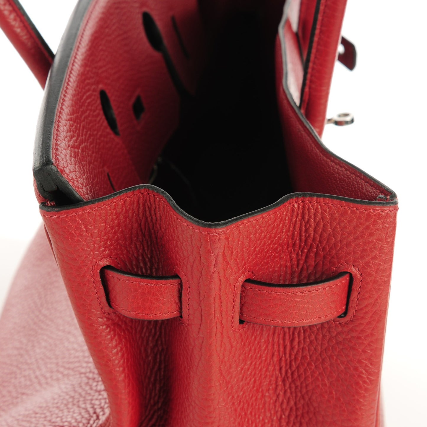 Taurillon Clemence Birkin 35 Rouge H