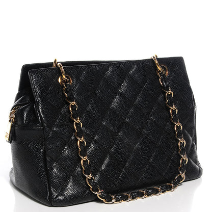 Chanel Caviar Quilted Petit Timeless Tote PTT Black 3 of 7