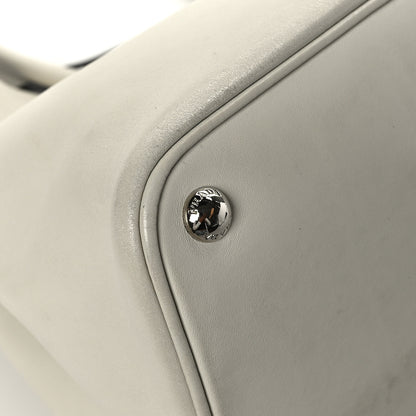 Prada City Calf Large Double Bag Talco 9 of 13