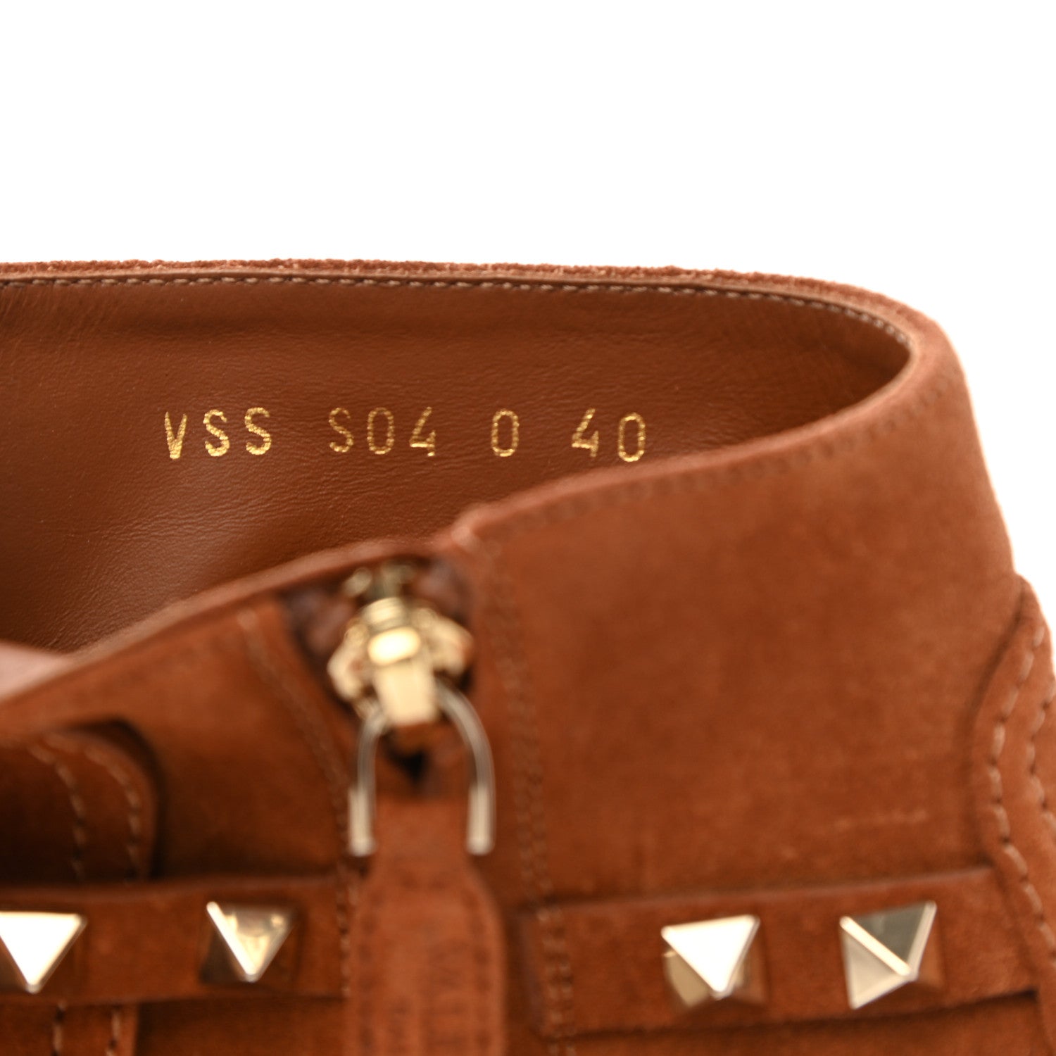 Valentino Garavani Suede Rockstud Double Buckle 50mm Cowboy Ankle Boots 40 Selleria 8 of 9