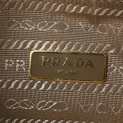 Prada Yarn Raffia Effect Crochet Re-Edition 2005 Shoulder Bag Naturale 6 of 8