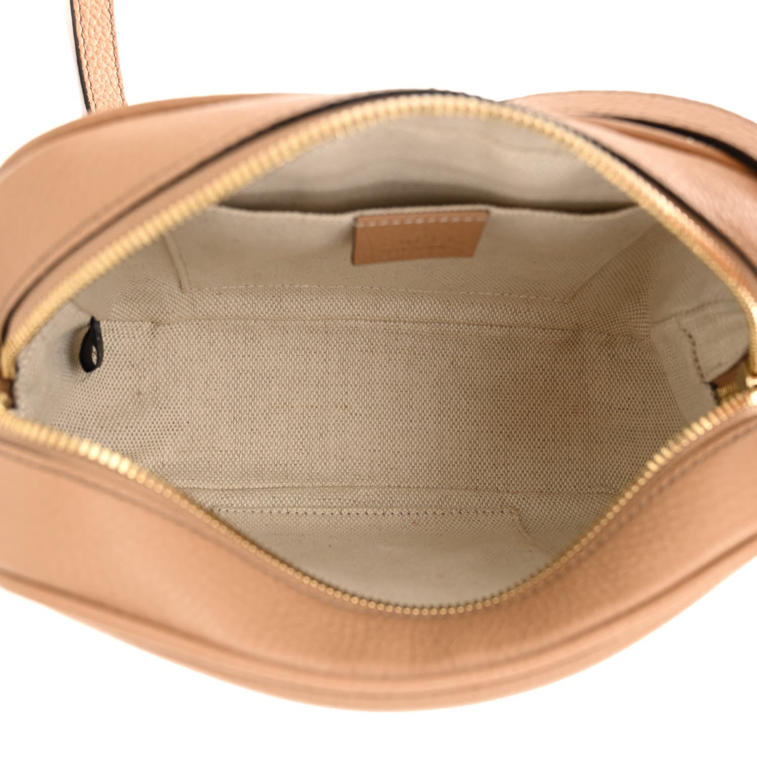Gucci Pebbled Calfskin Small Soho Disco Bag Camelia 5 of 11