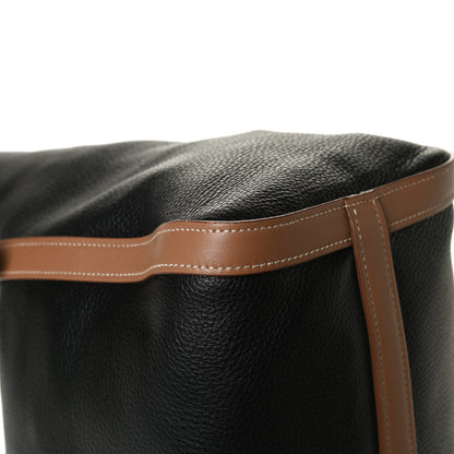 Prada Vitello Phenix Shopping Tote Black Caramel 9 of 12