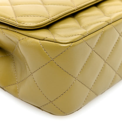 Chanel Lambskin Quilted Metal Top Handle Flap Green 9 of 10