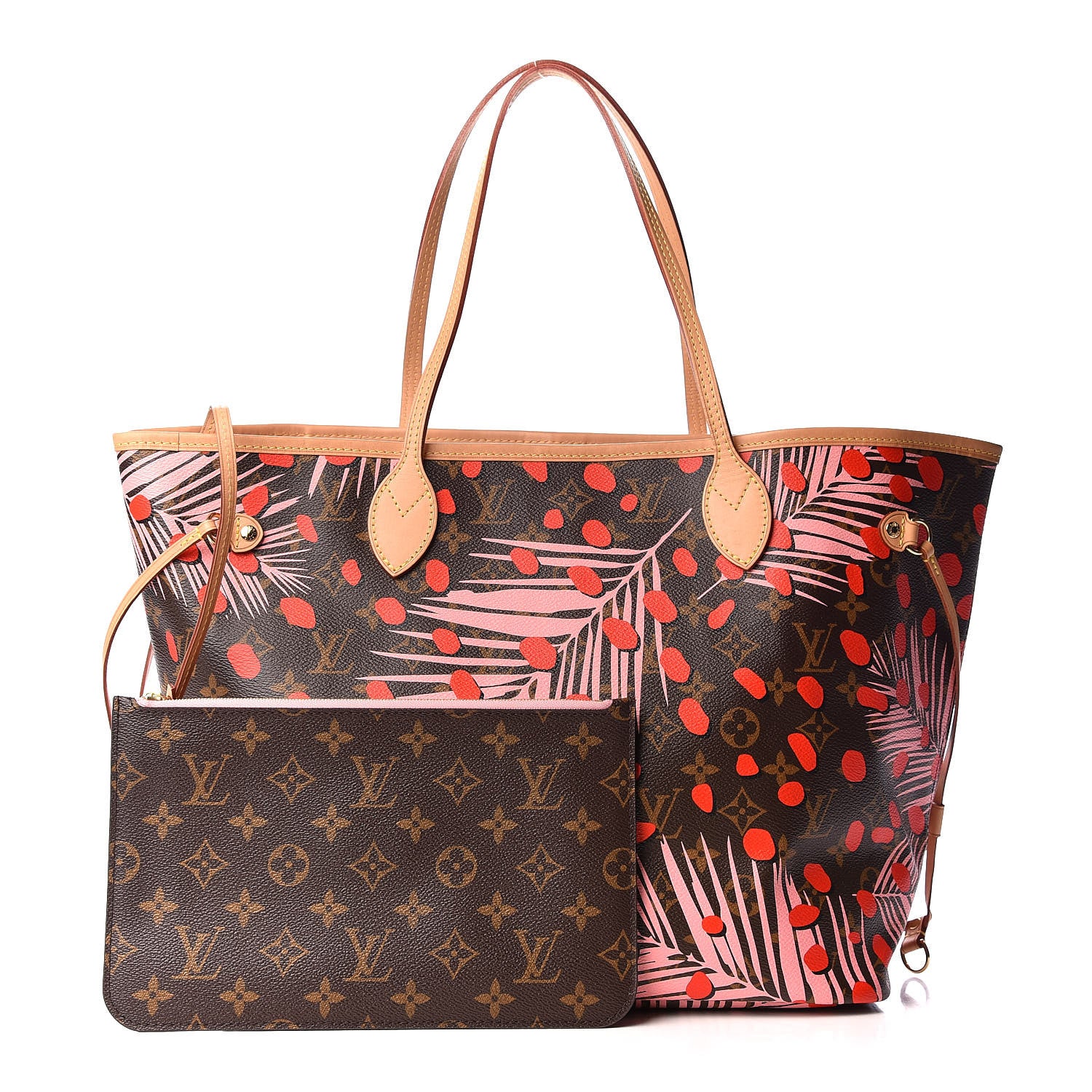 Louis Vuitton Monogram Jungle Dots Neo Neverfull MM Sugar Pink Poppy 1 of 8