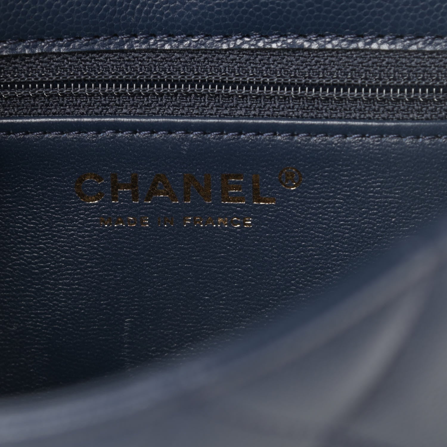 Chanel Caviar Quilted Mini Sweet Classic Flap Navy Blue 6 of 10