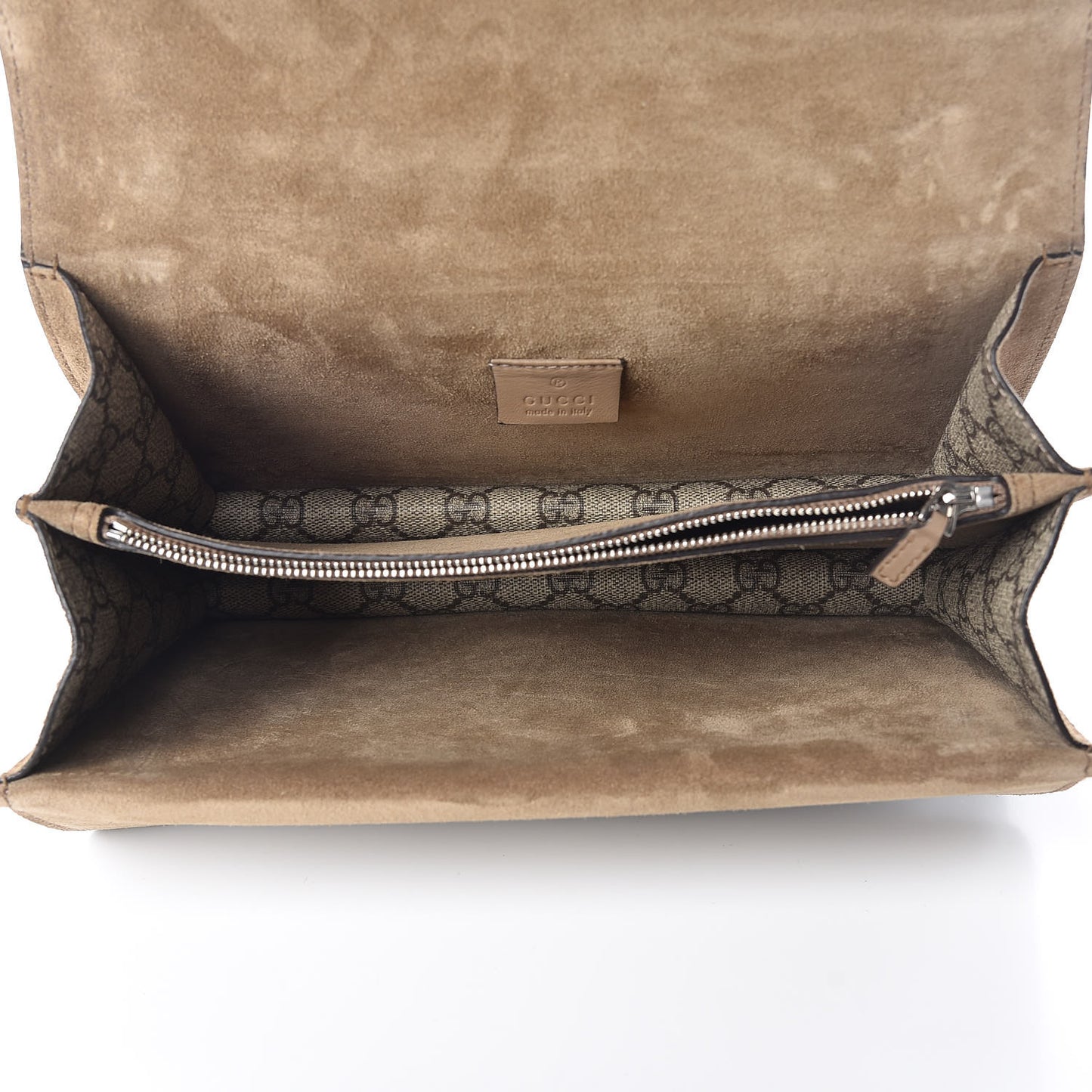 GG Supreme Monogram Small Dionysus Shoulder Bag Taupe