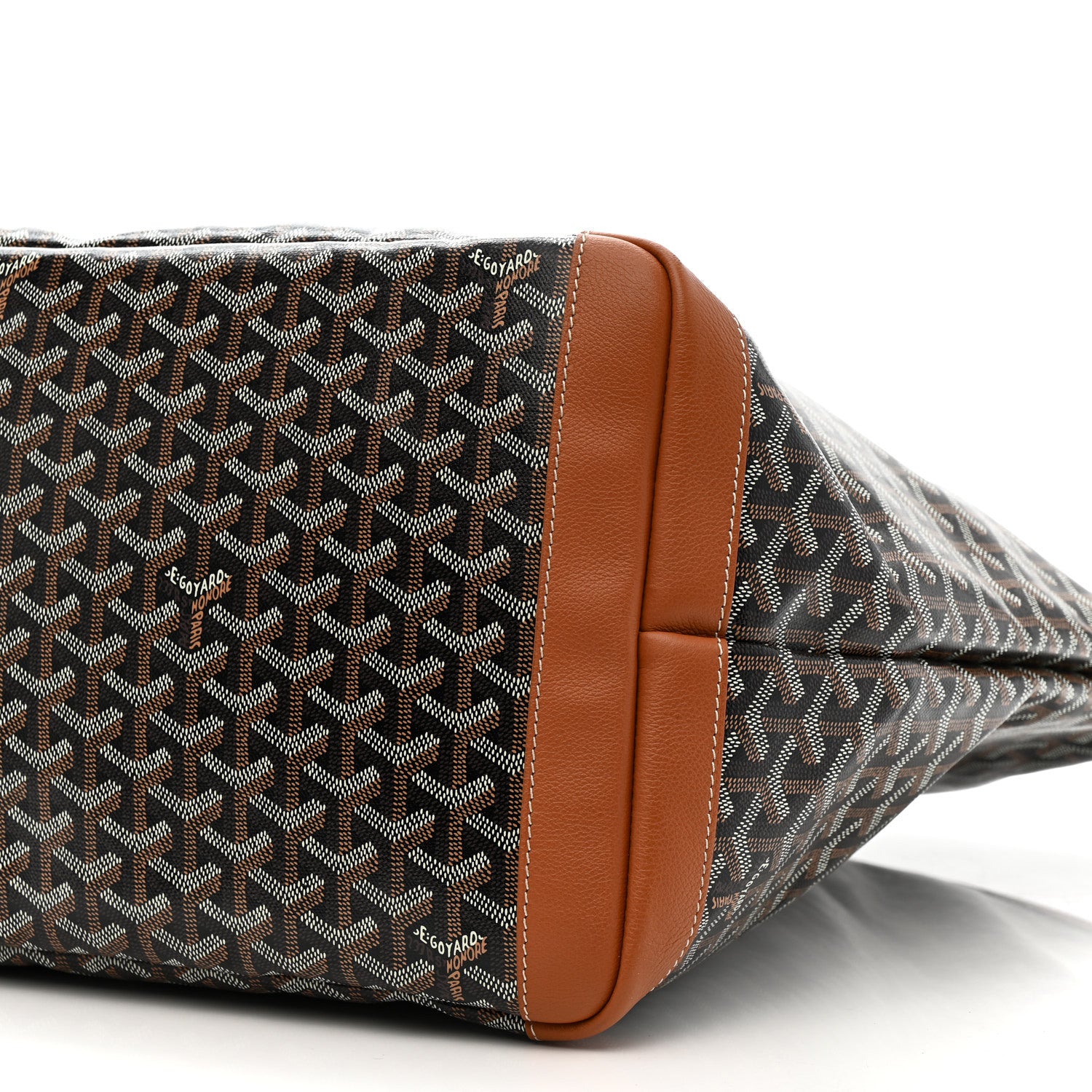 Goyard Goyardine Artois GM Black Gold 10 of 13