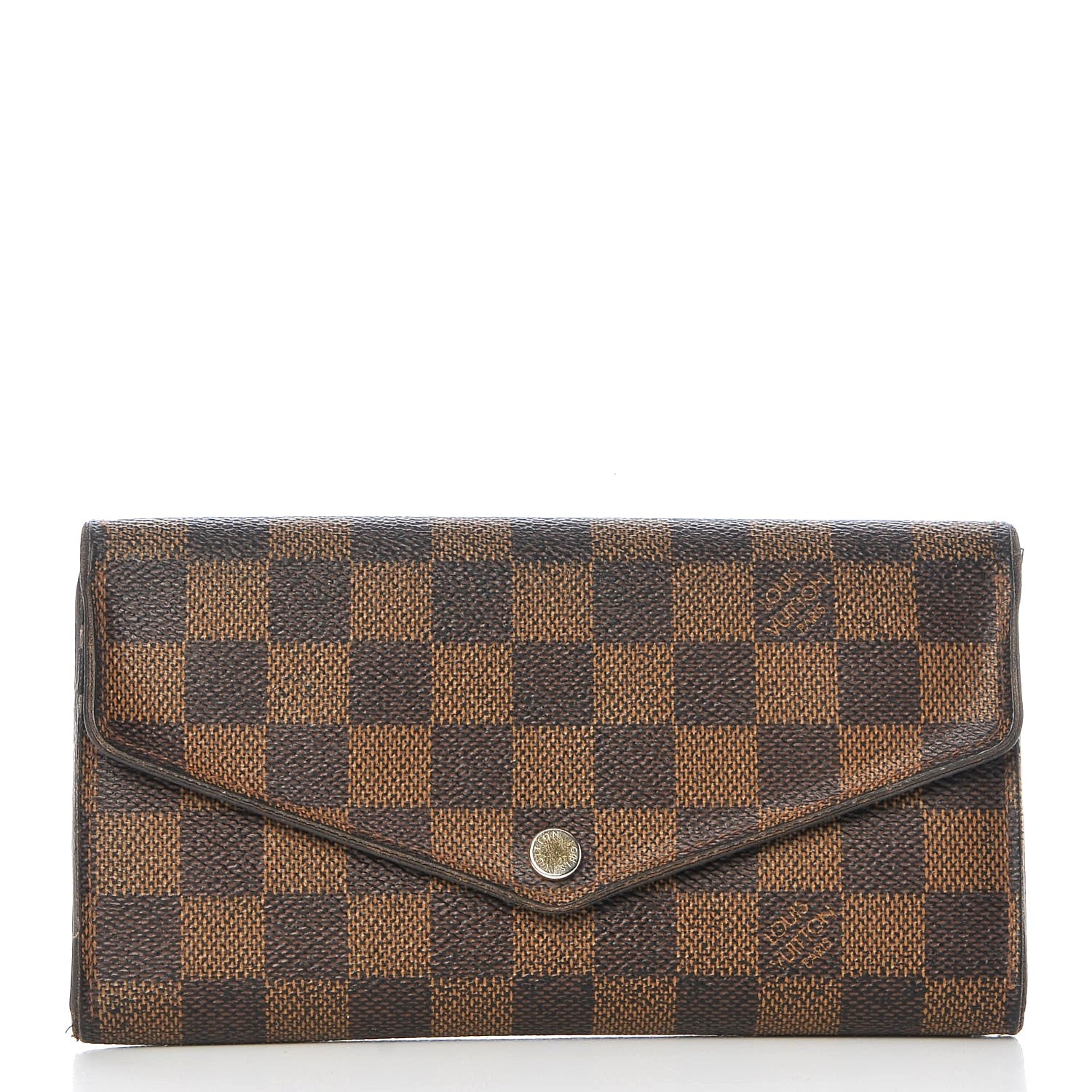Louis Vuitton Damier Ebene Sarah Wallet NM 1 of 14