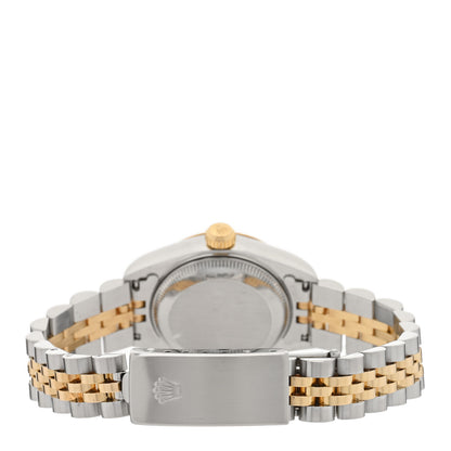 Rolex Stainless Steel 18K Yellow Gold Diamond 26mm Oyster Perpetual Datejust Watch Champagne 79173 3 of 4